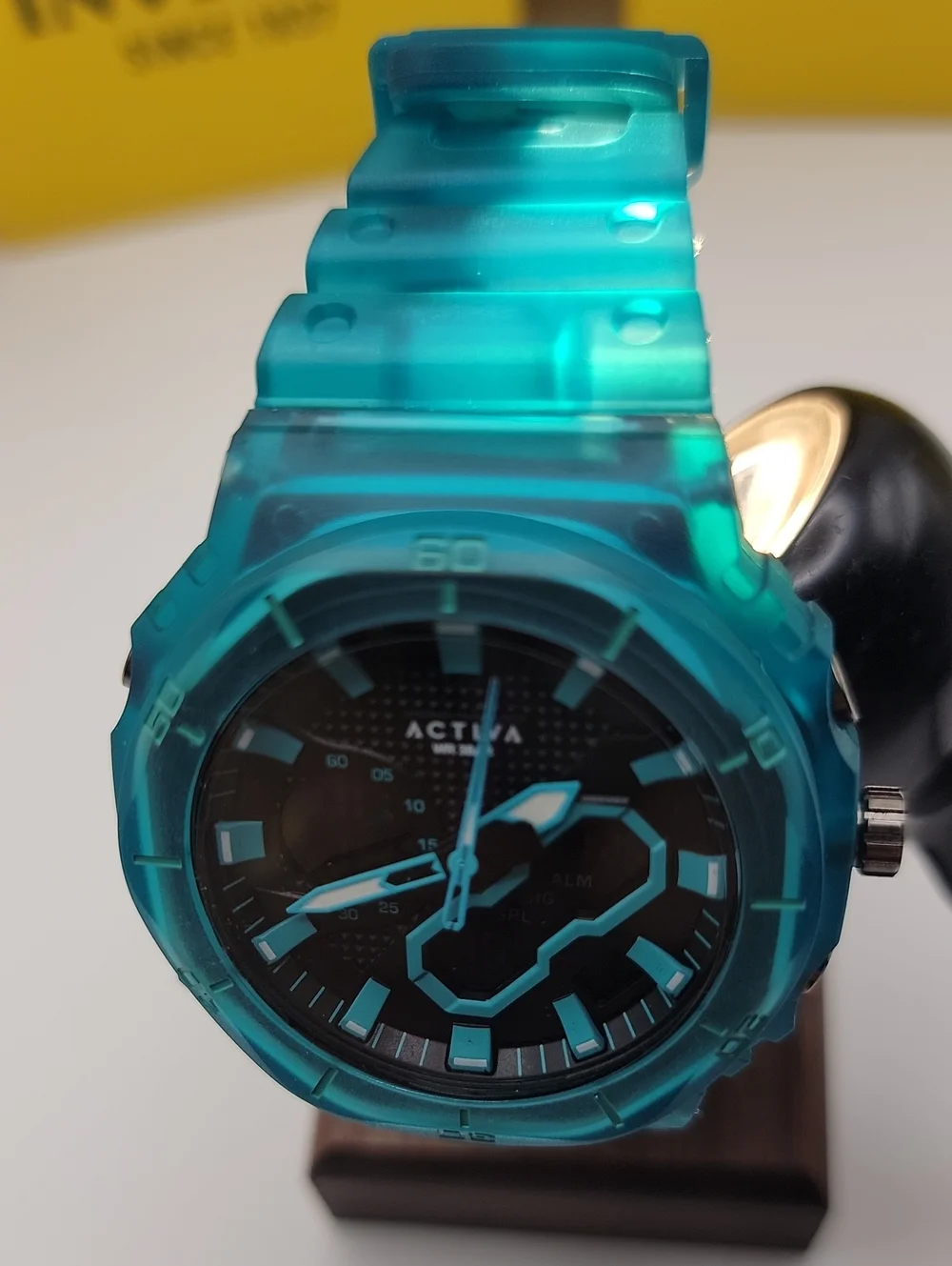 Activa Exon X Invicta Digital Men's Watch - 48mm Teal ACW8120-004 Multifunction